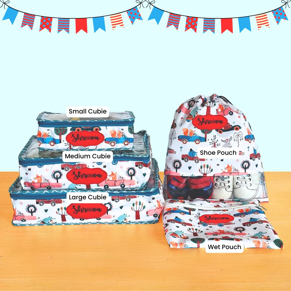 Set of children's storage bags