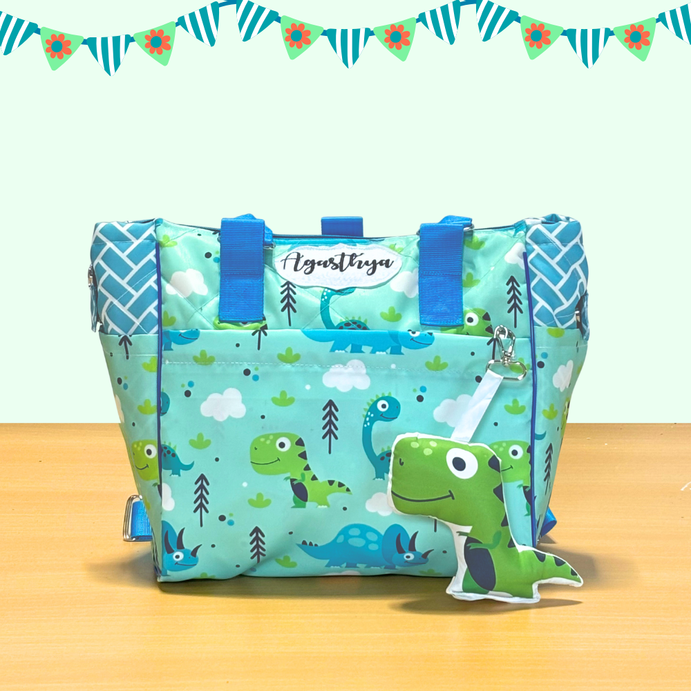 Children's dinosaur-themed bag
