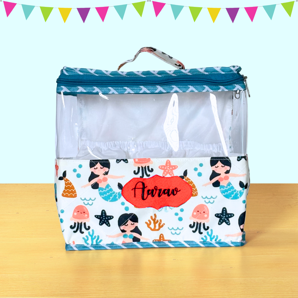 Clear storage bag