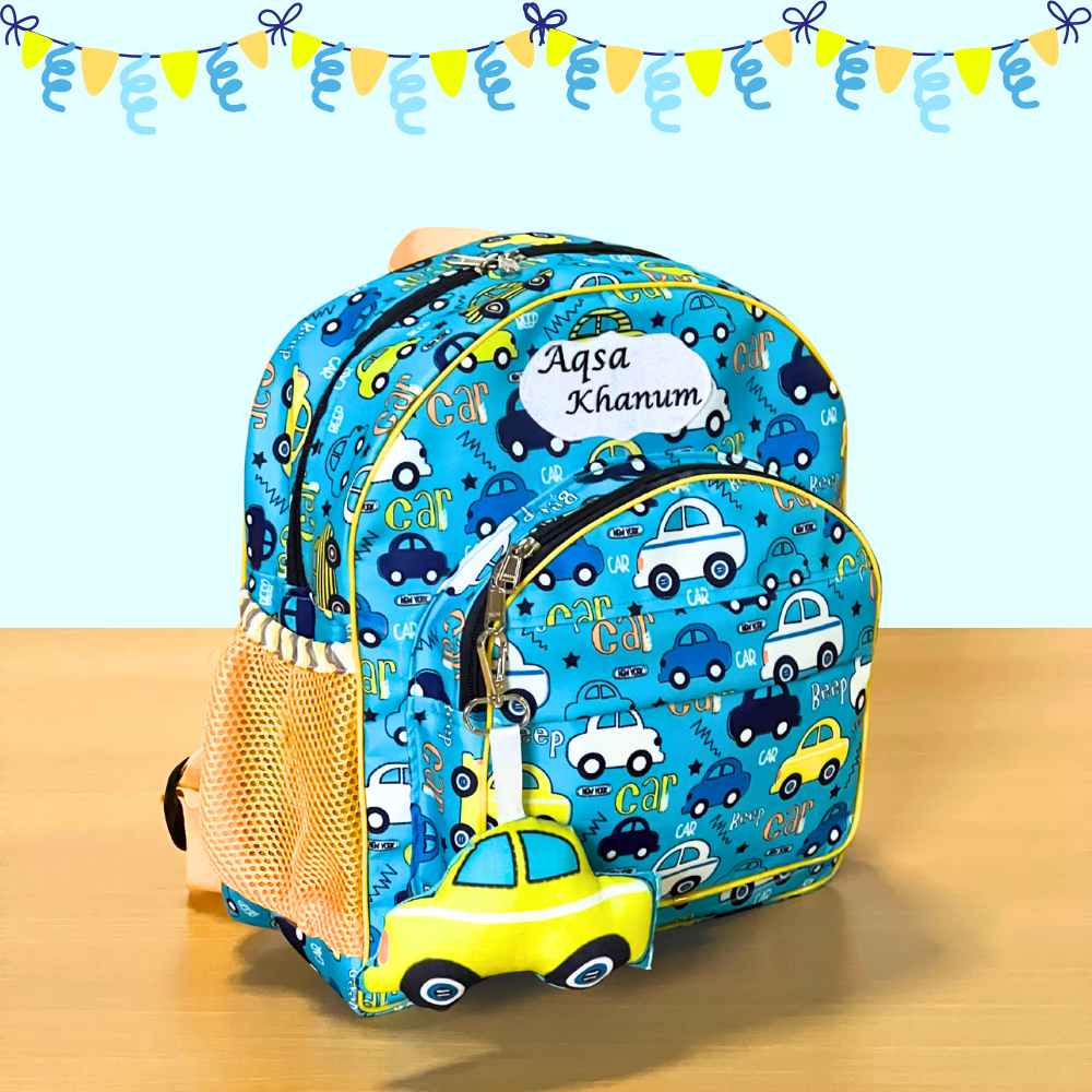 Blue children's backpack