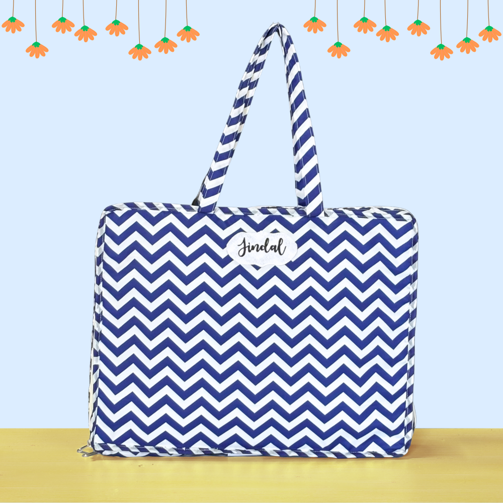 chevron patterned bag
