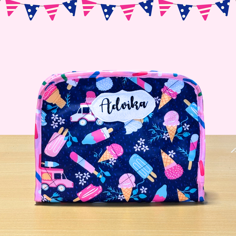 Ice cream themed pouch