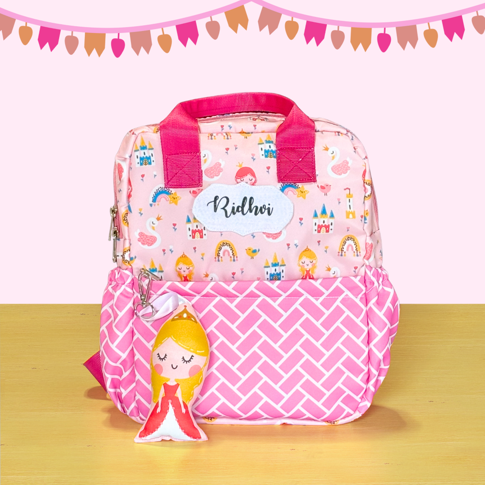 Pink children's backpack
