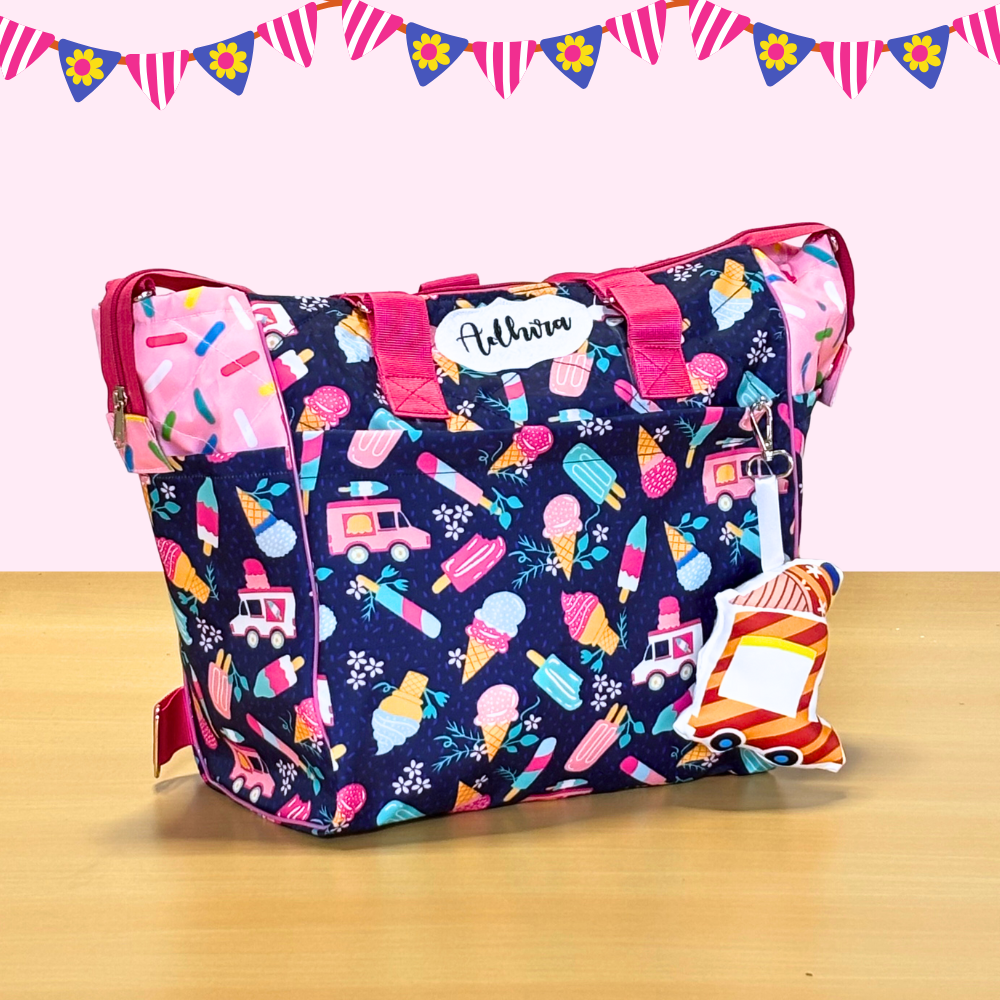 Colorful patterned bag