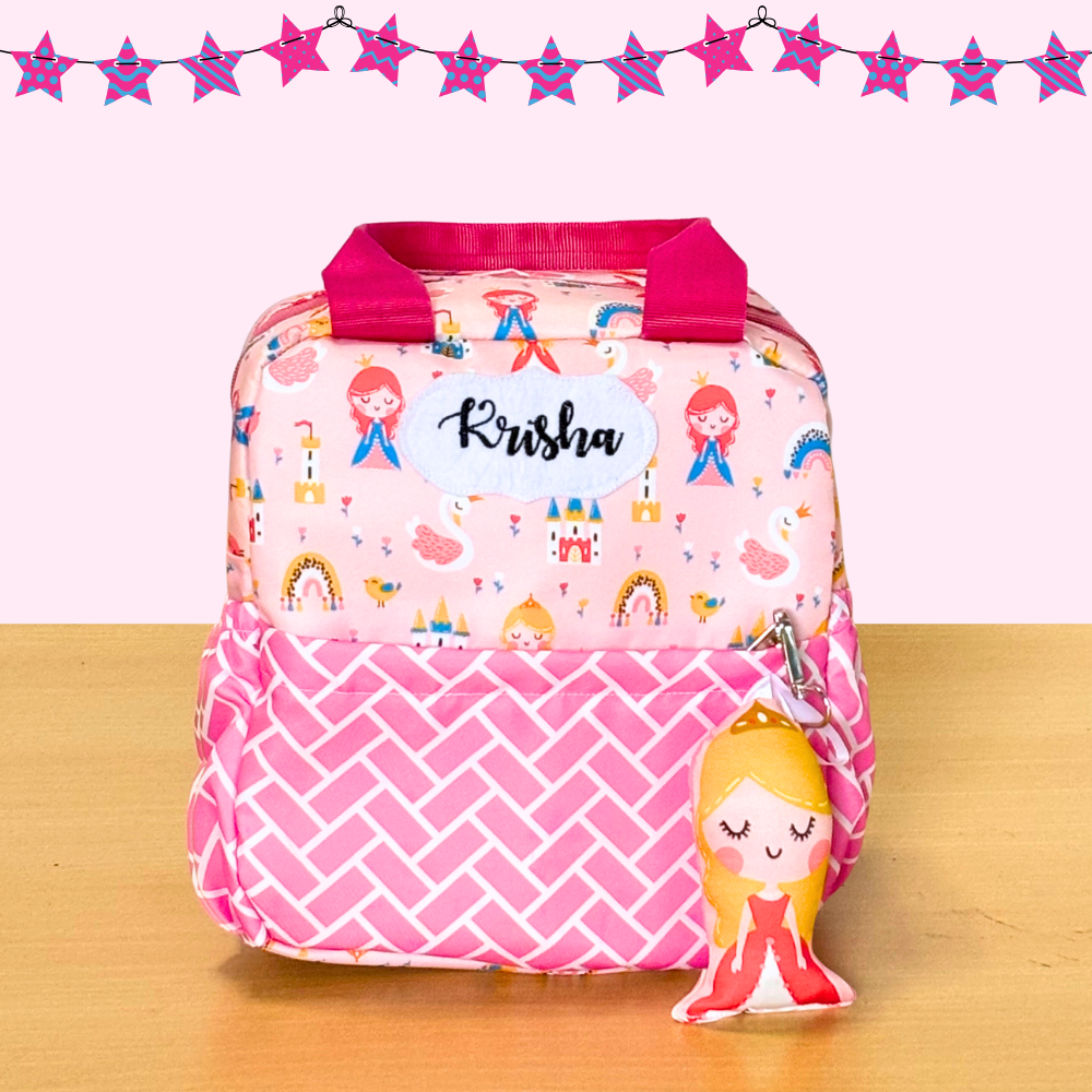 Pink children's backpack