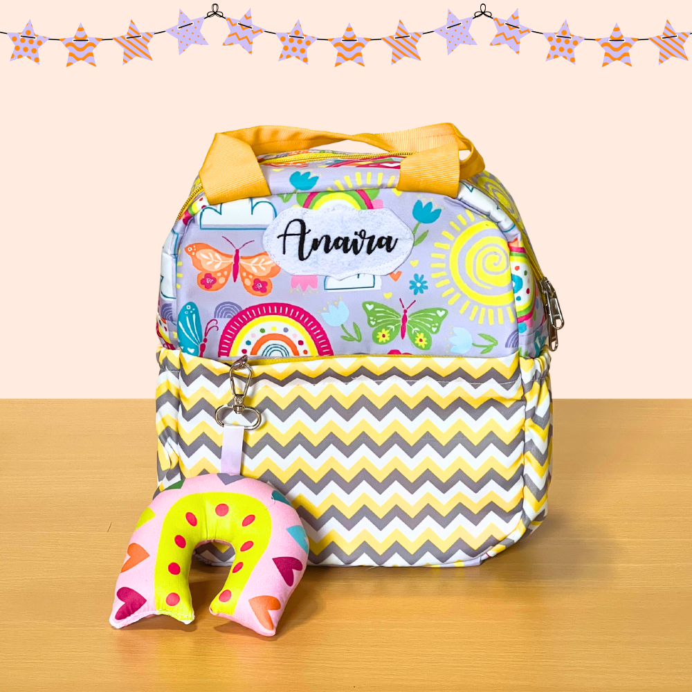 Colorful diaper bag