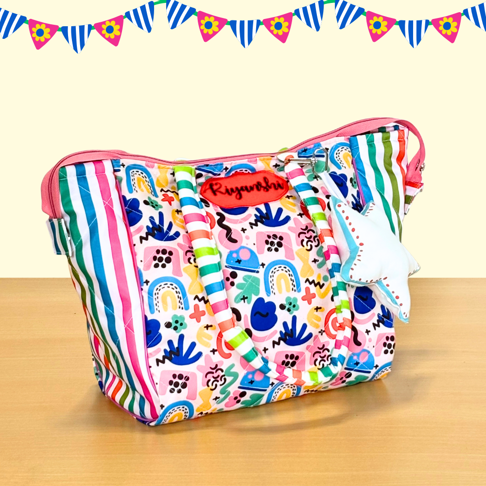 Colorful patterned bag