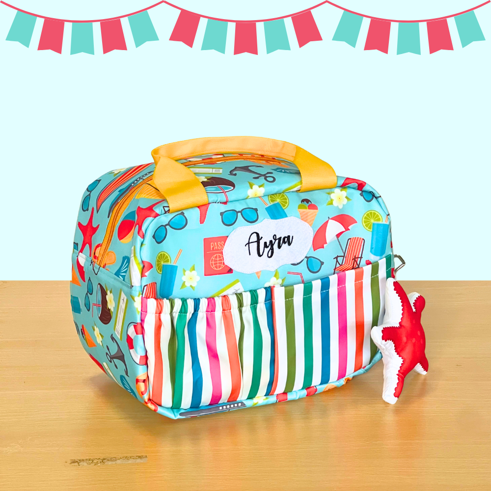 Colorful toy storage cube