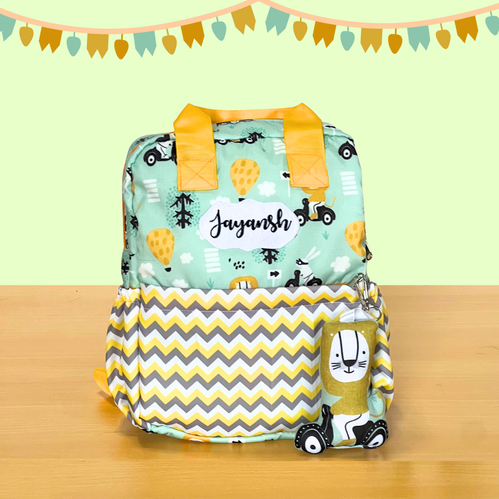 Children's backpack with cartoon designs