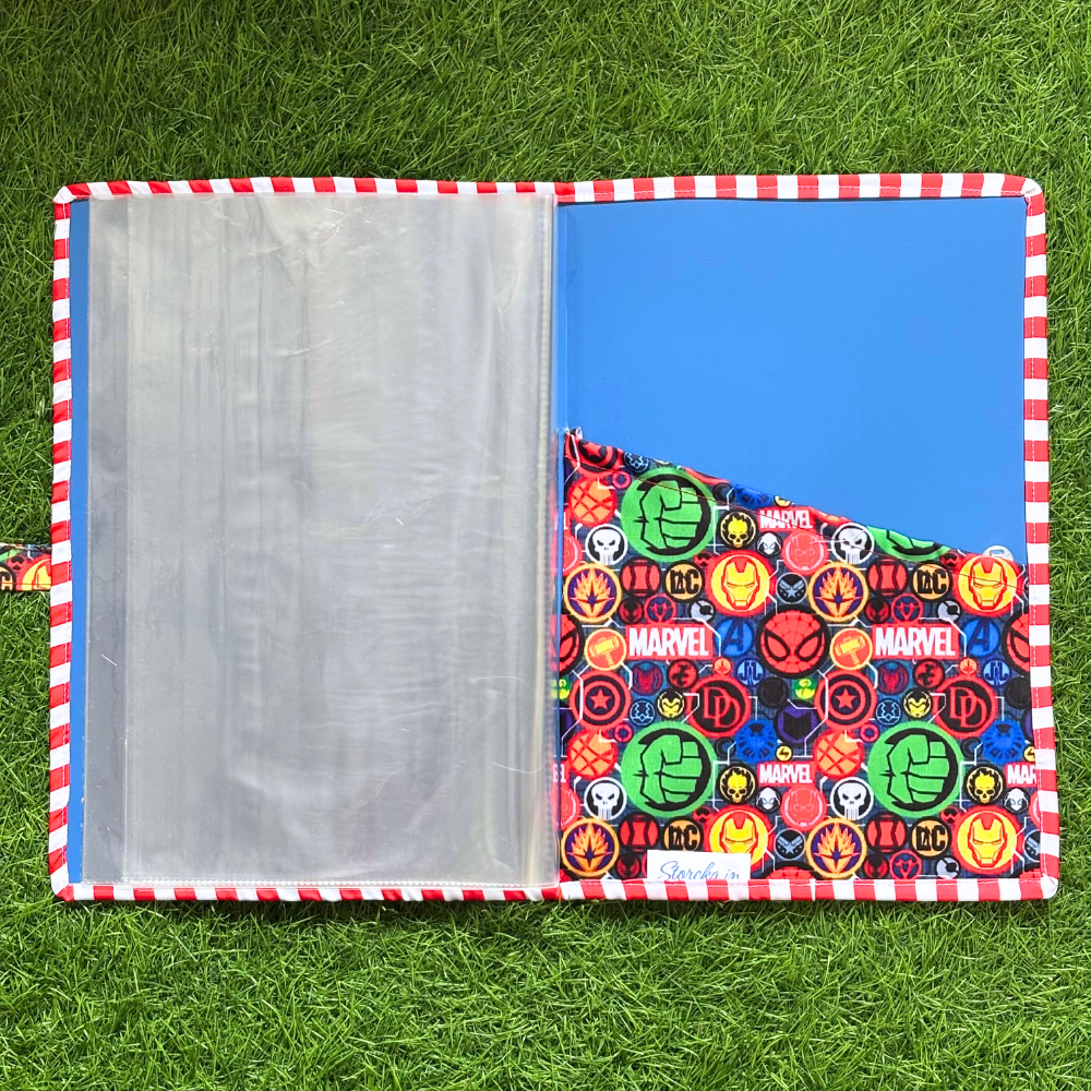 Marvel-themed notebook