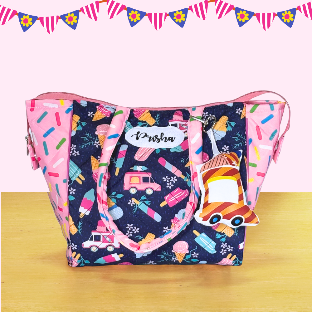 Colorful patterned bag