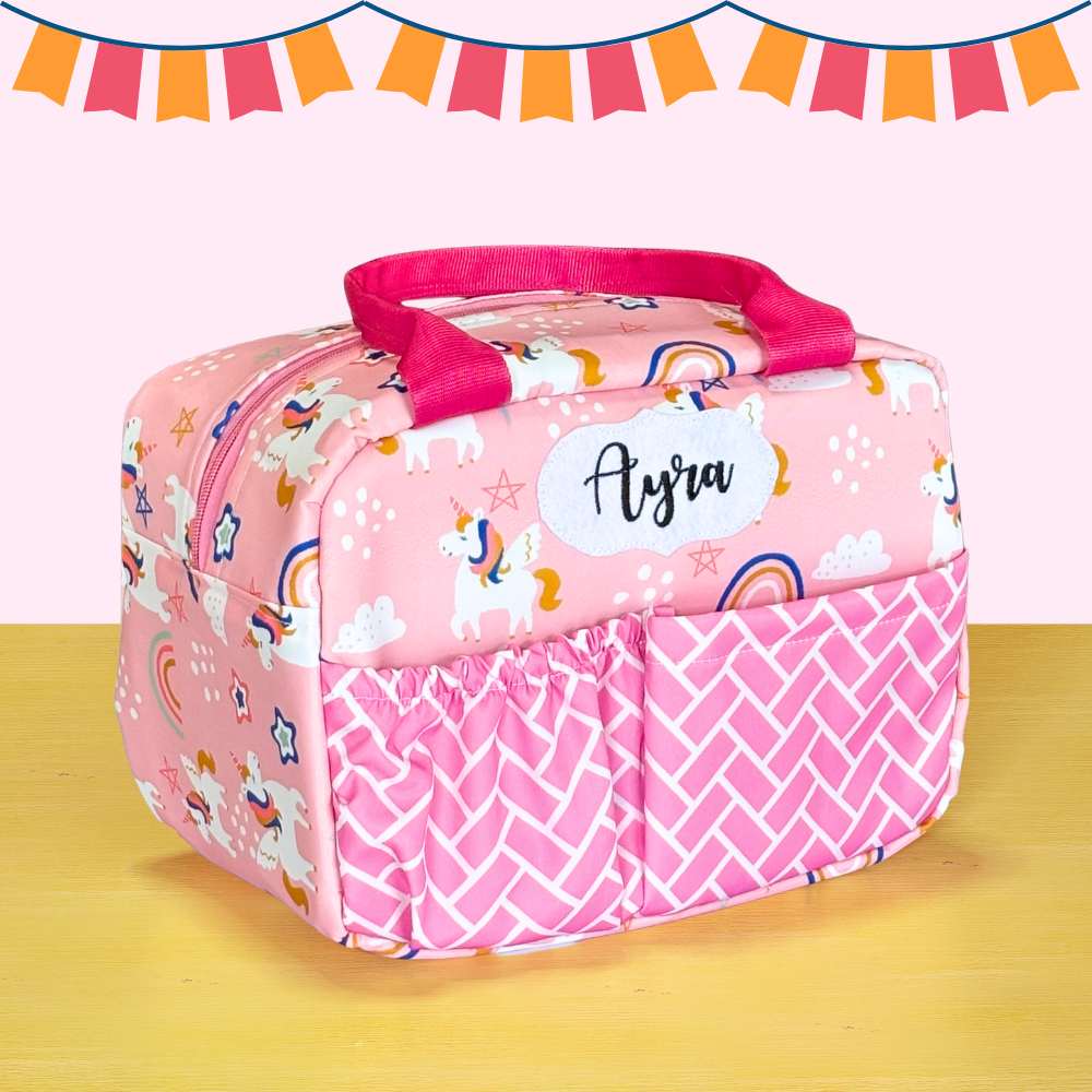 Pink storage box