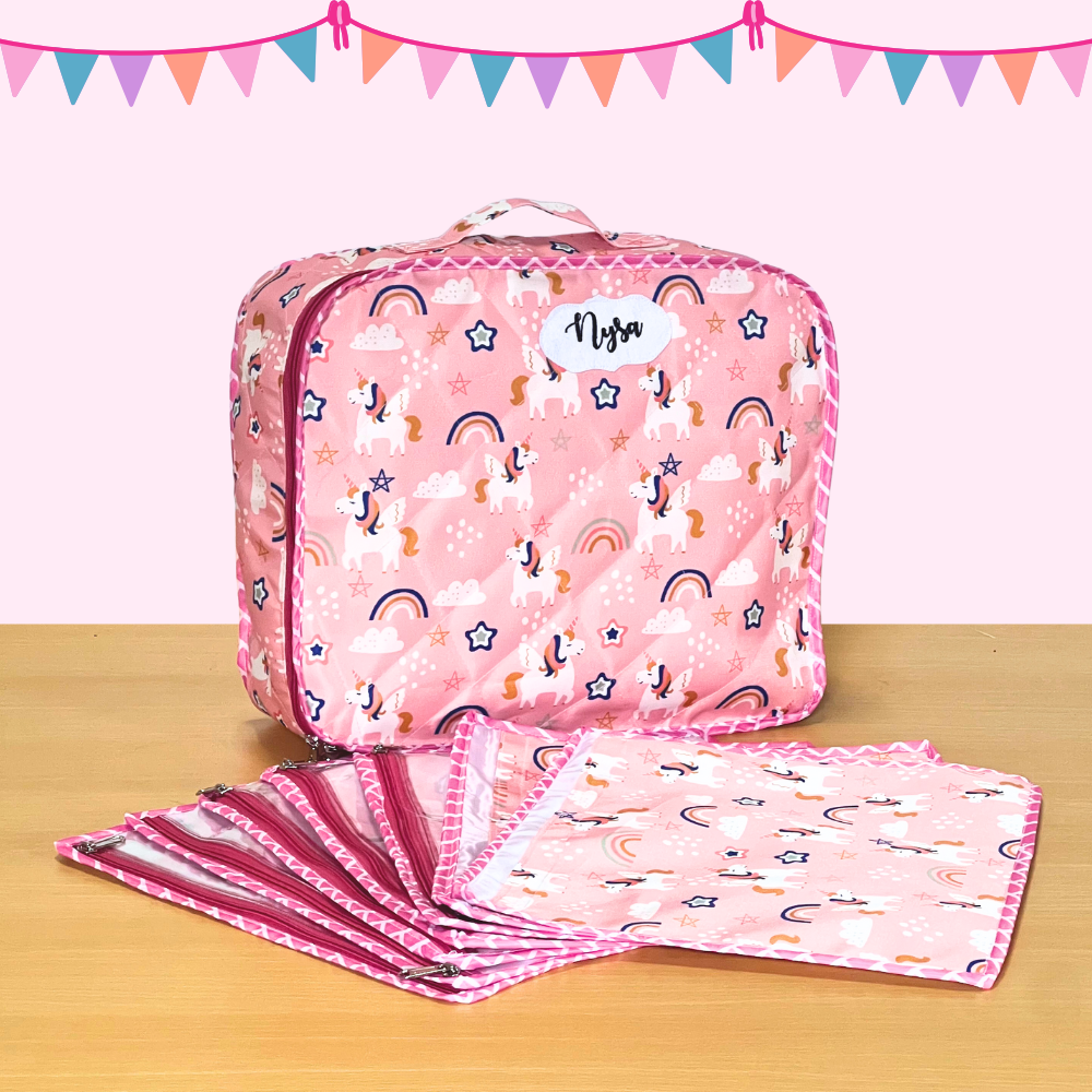Pink travel set