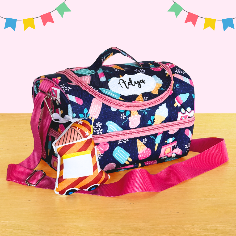 Double decker lunch bag kids