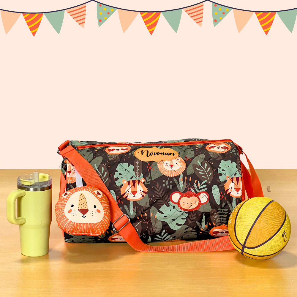 Children's bag with animal pattern