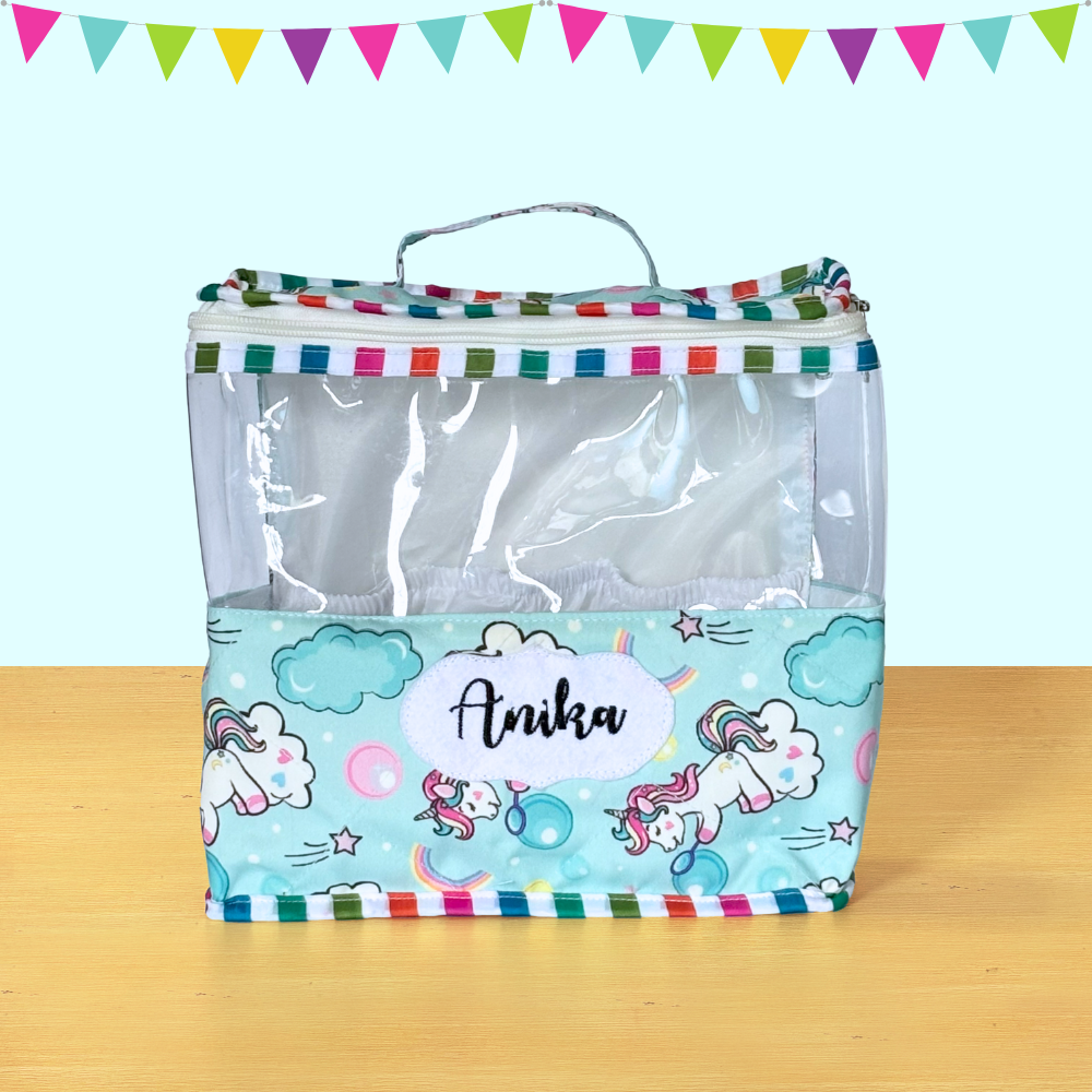 Clear storage bag