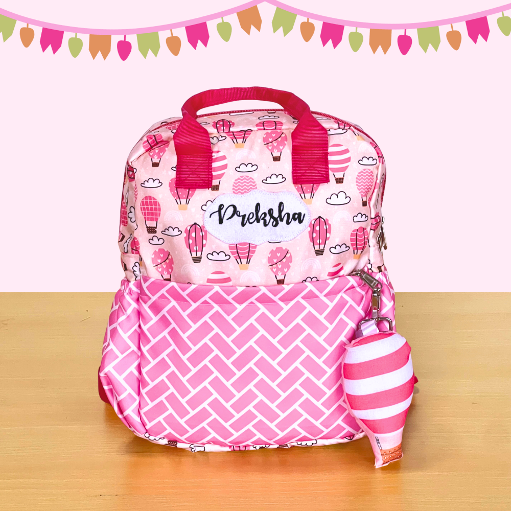 Pink backpack