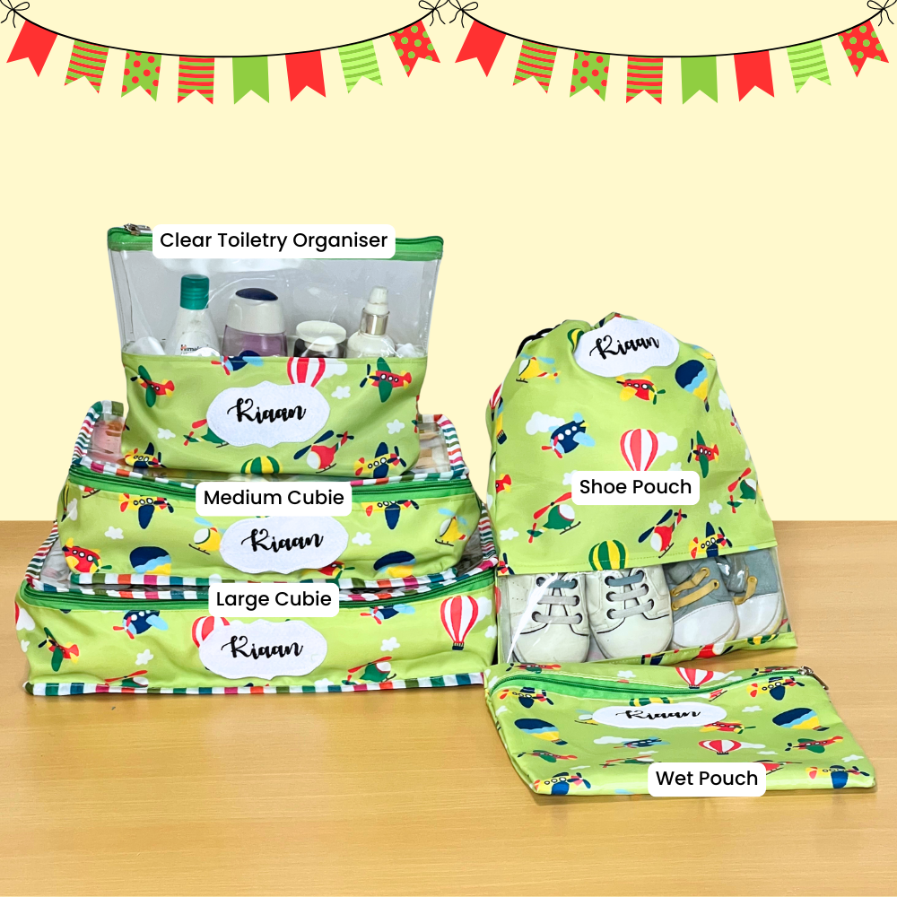 Travel bags with cartoon designs