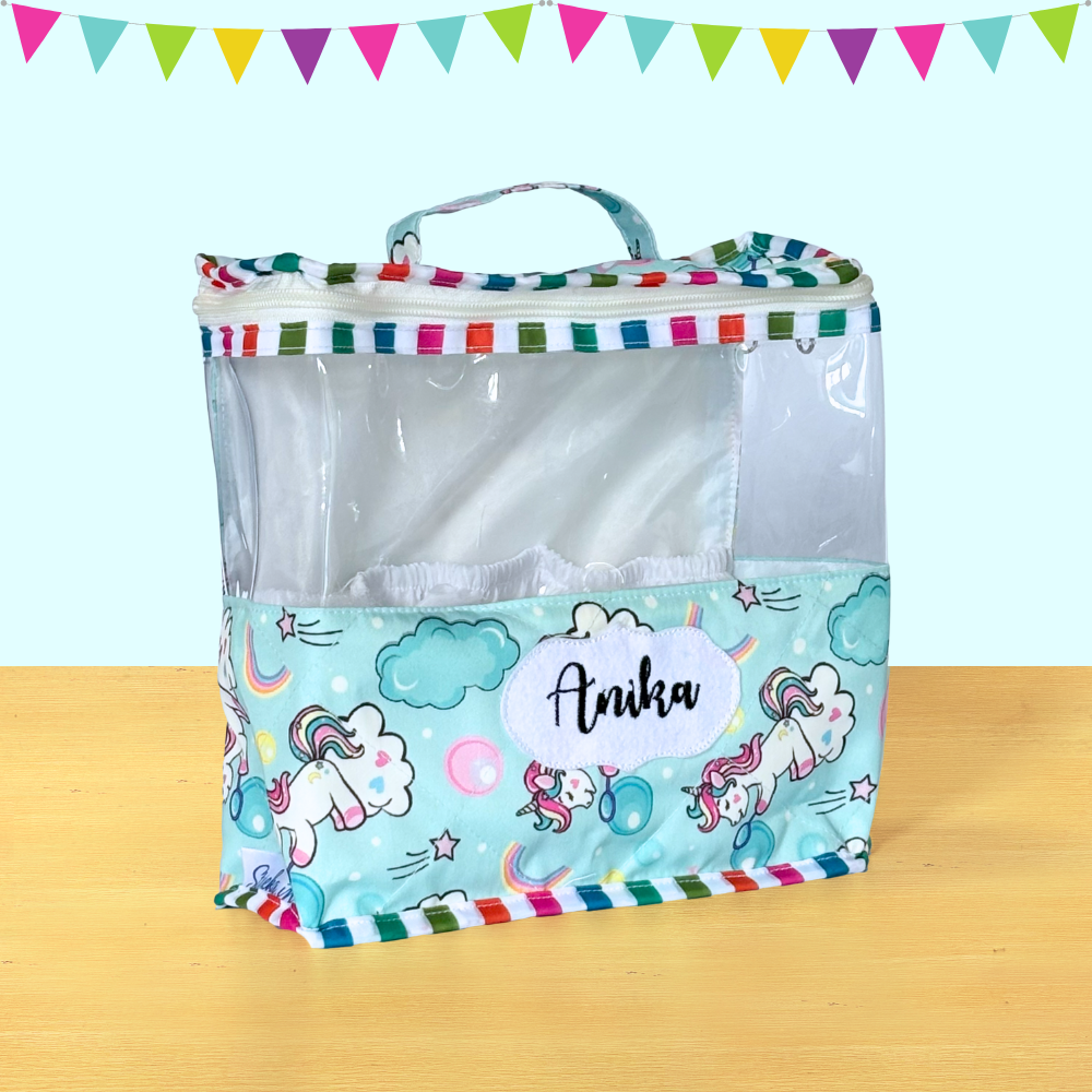 Clear storage bag