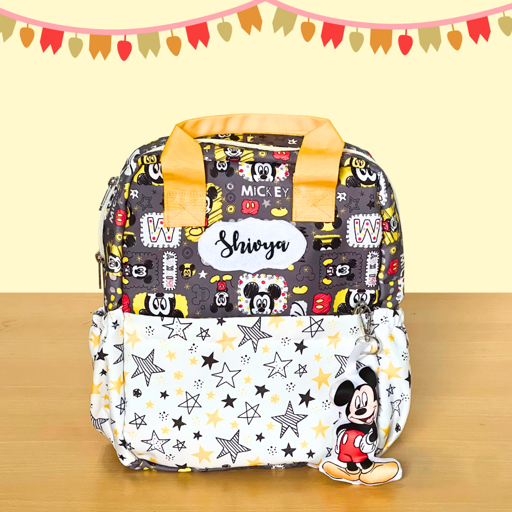 Backpack with Mickey Mouse design