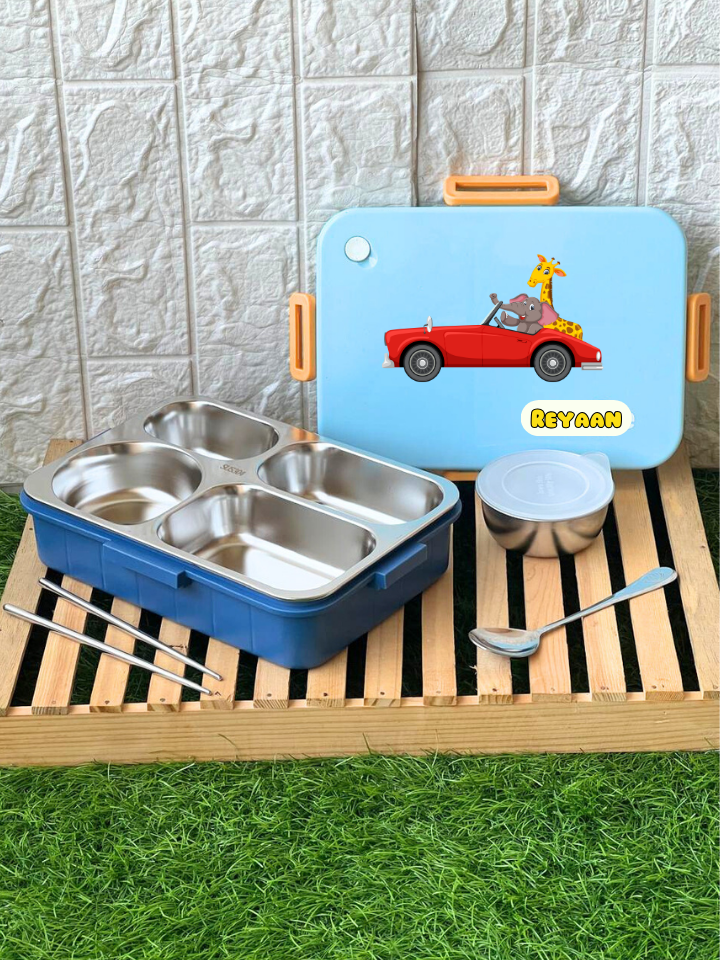 Compact school lunch box