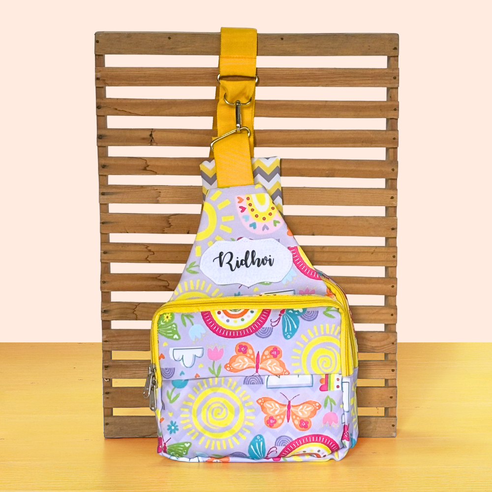 Bag with butterfly design