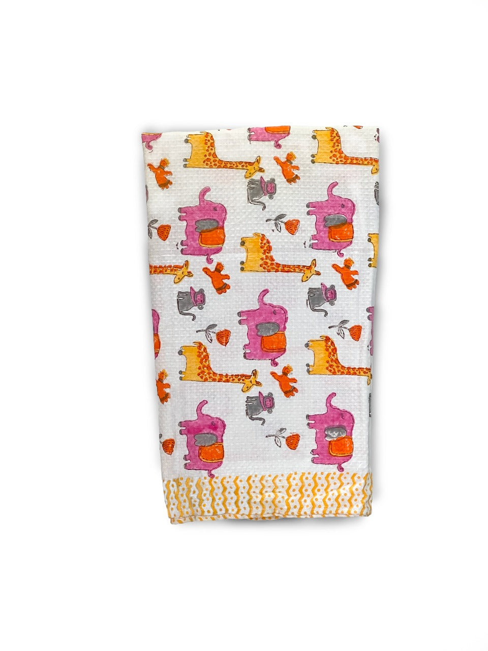 animal print bath set