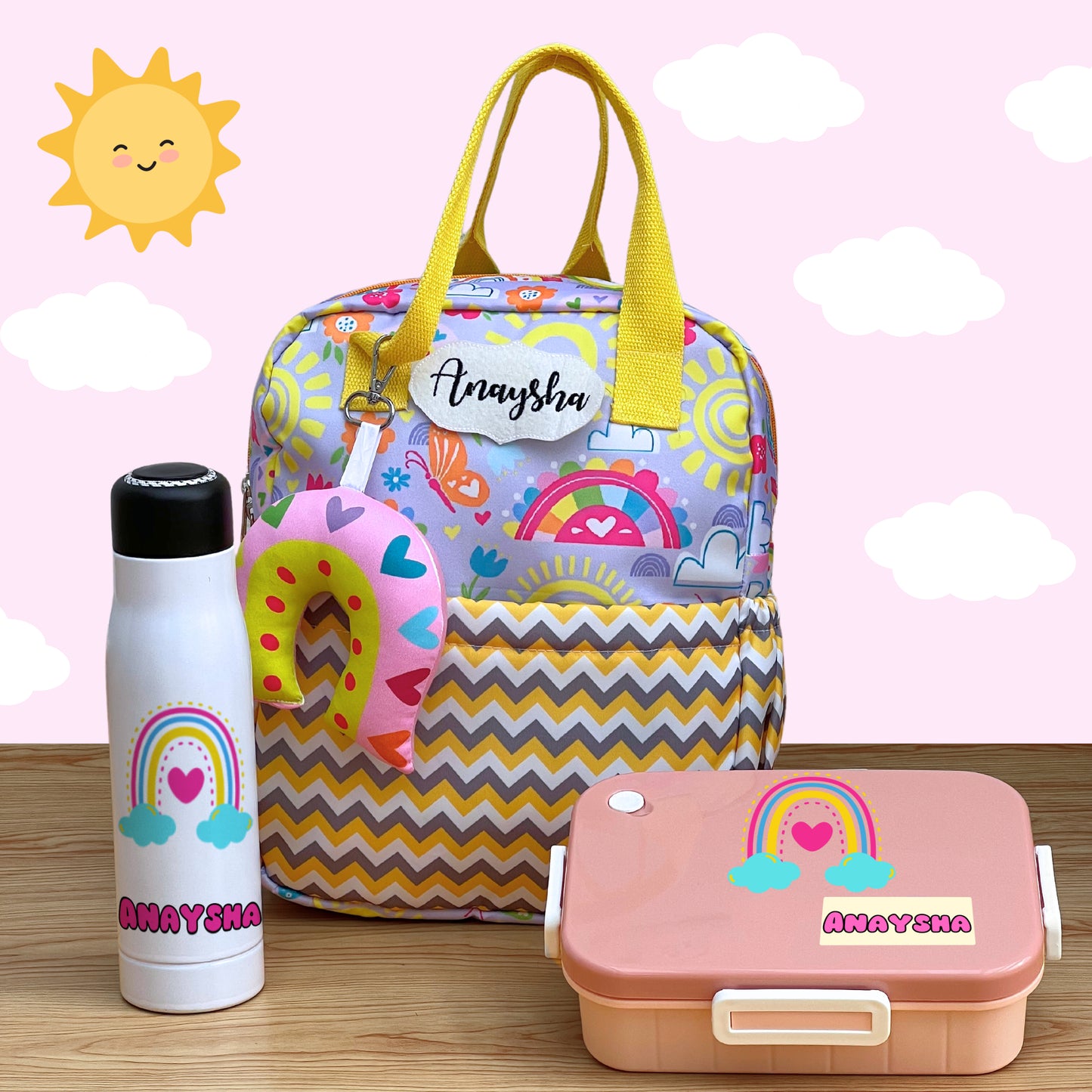 Zipper pocket kids bag