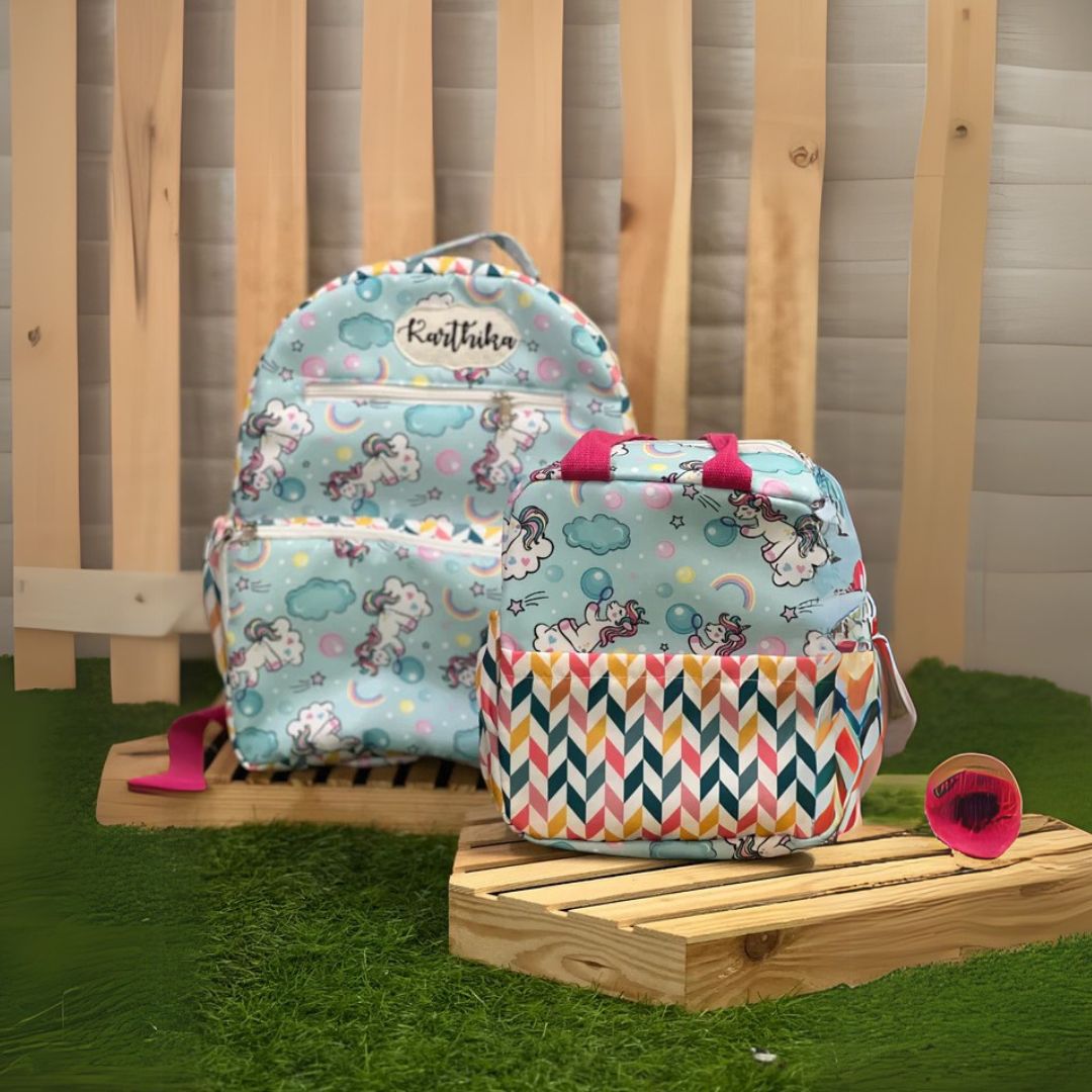 Lunch bag and school bag combo