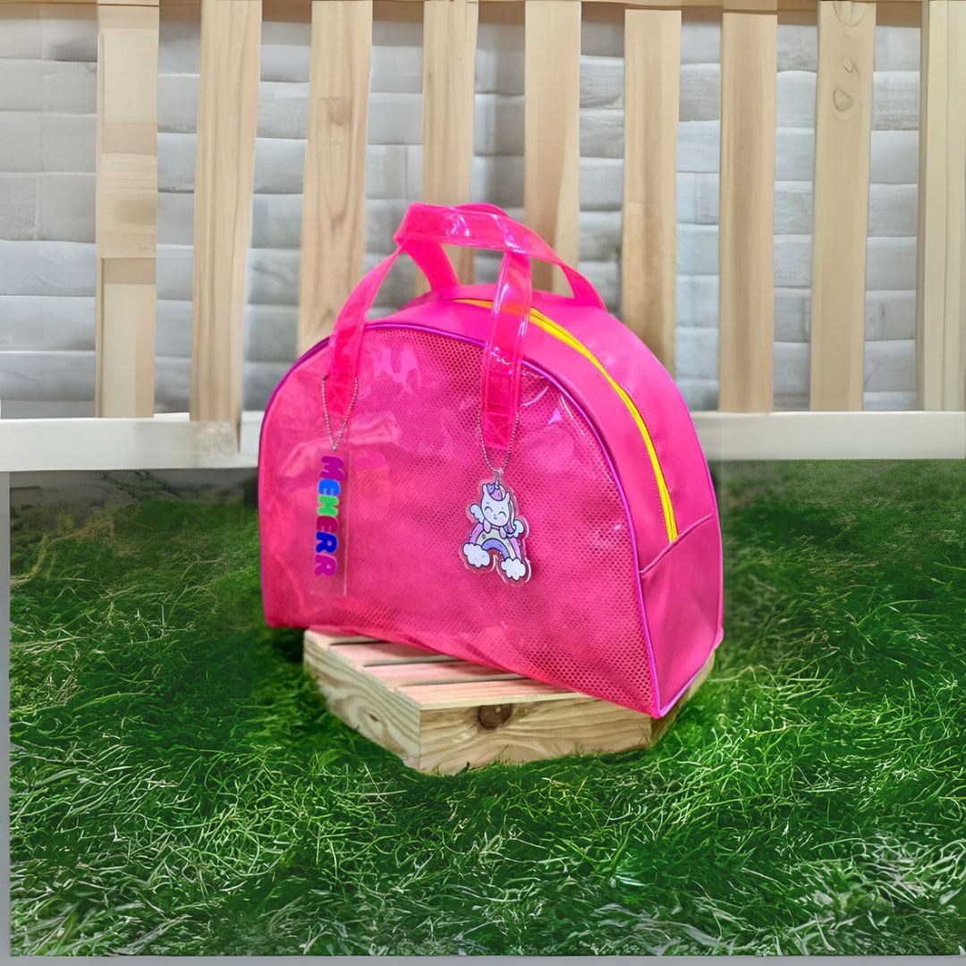 Pink Poppy Neon D bag (jelly bag)