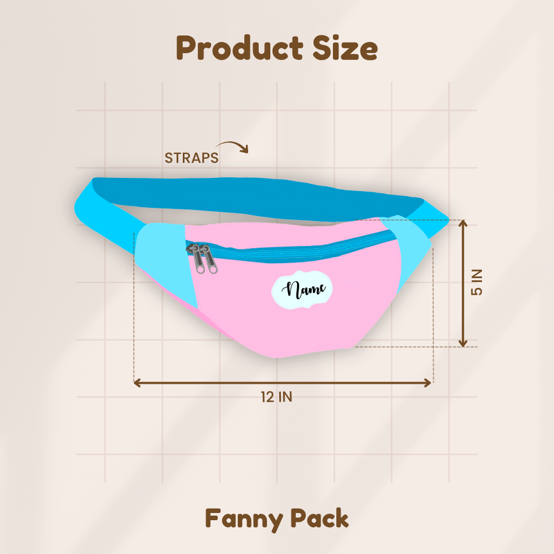 Size Chart for Fanny pack