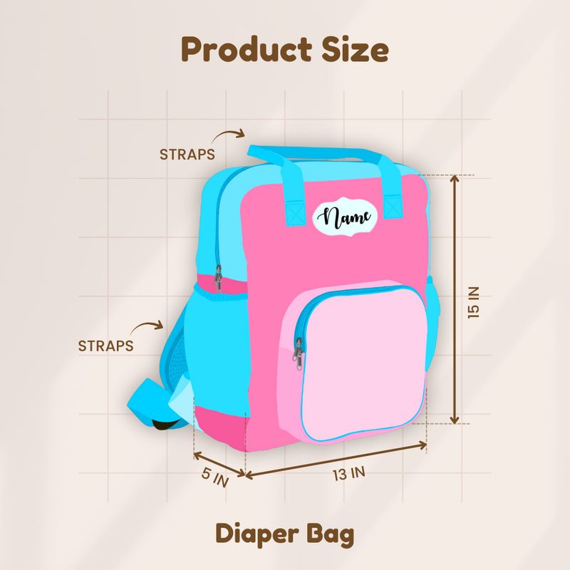 Size Chart for Diaper Backpacks