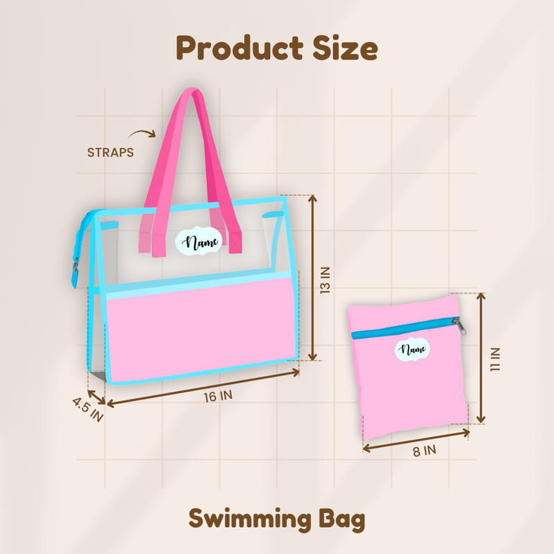 Size Chart for Kid's swimming bag