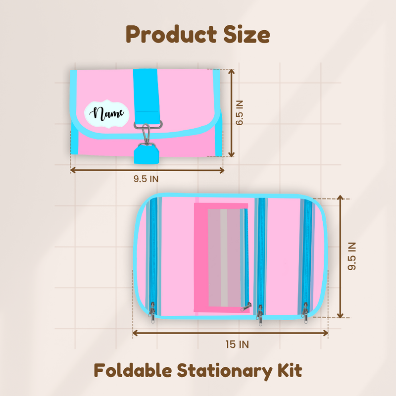 Size Chart for Foldable Stationary kit