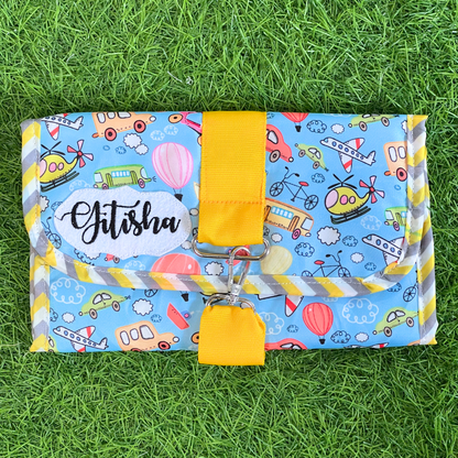 Children's bag with vehicle pattern