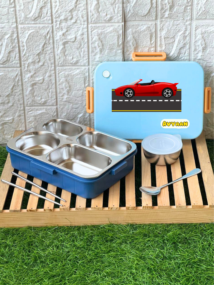 Blue Bento boxes (Tiffin/ Lunch) boxes