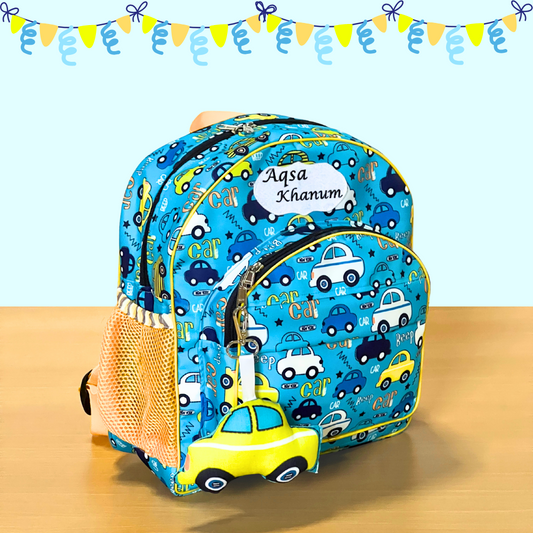 Blue children's backpack