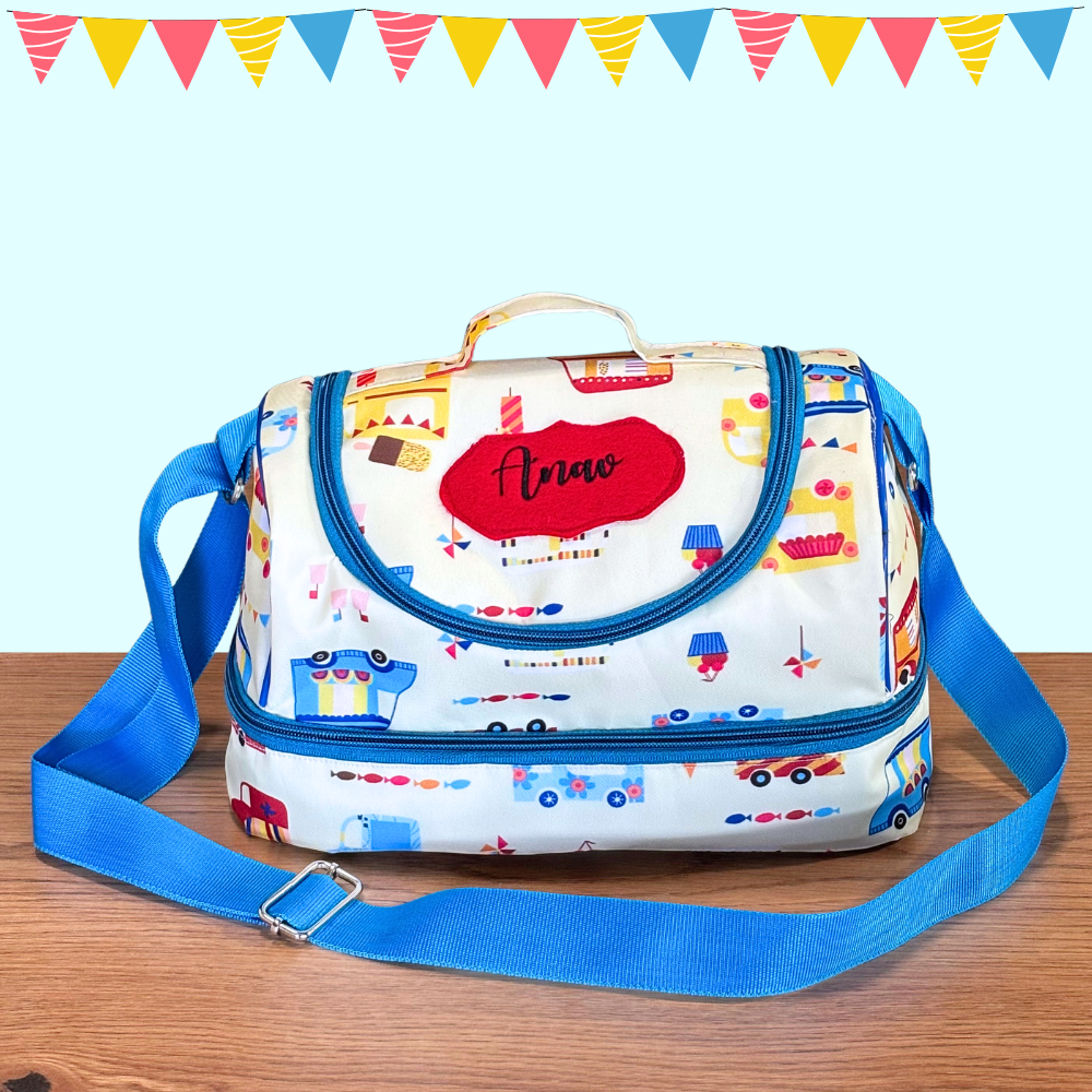 Double decker lunch bag kids
