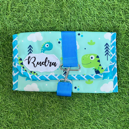Children's wallet with dinosaur design