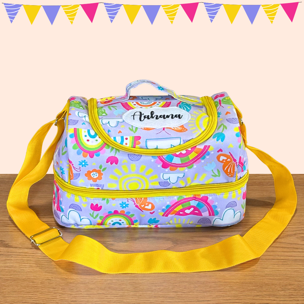 Double decker lunch bag kids