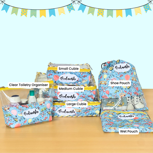 Travel bags with cartoon designs