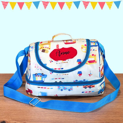 Double decker lunch bag kids