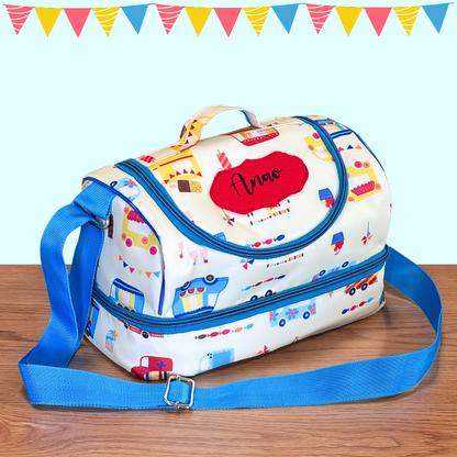 Double decker lunch bag kids