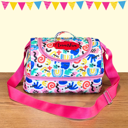 Double decker lunch bag kids