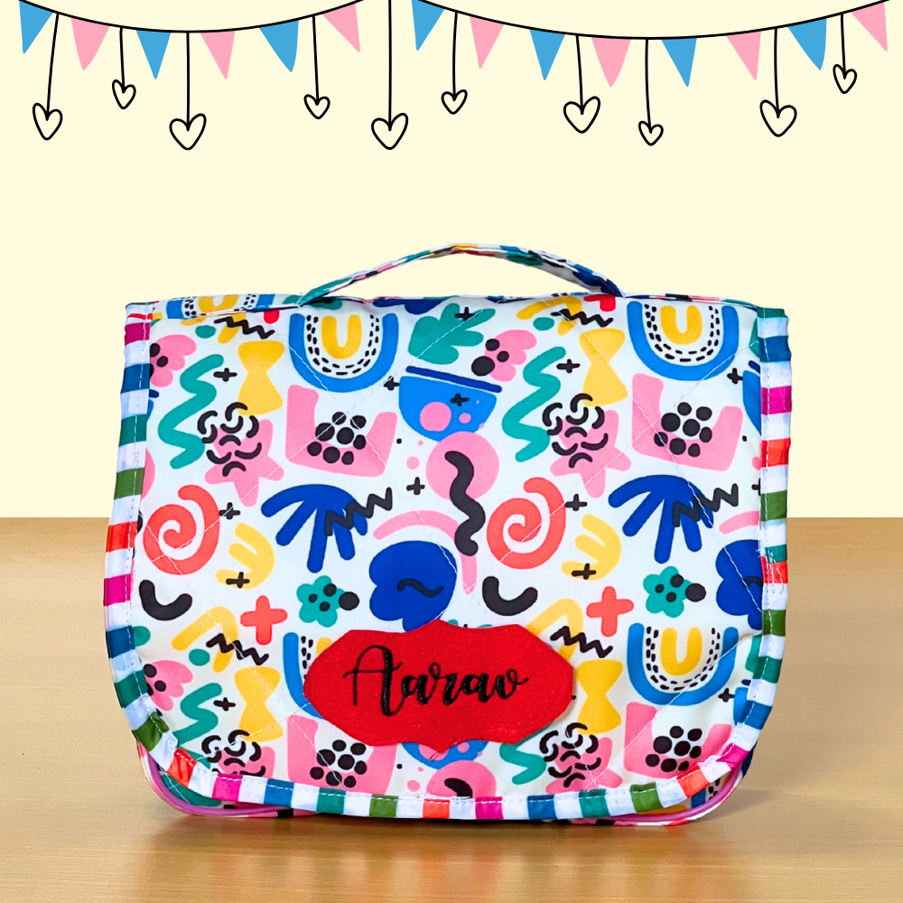 Colorful patterned bag