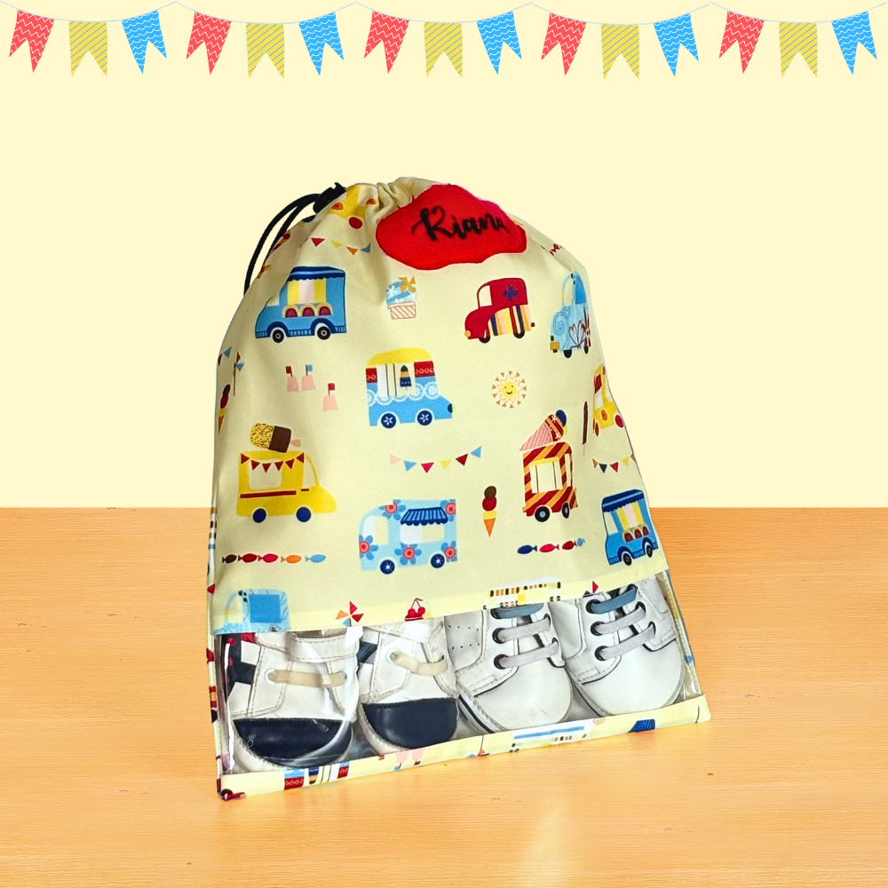Draw string shoe bag (kids)