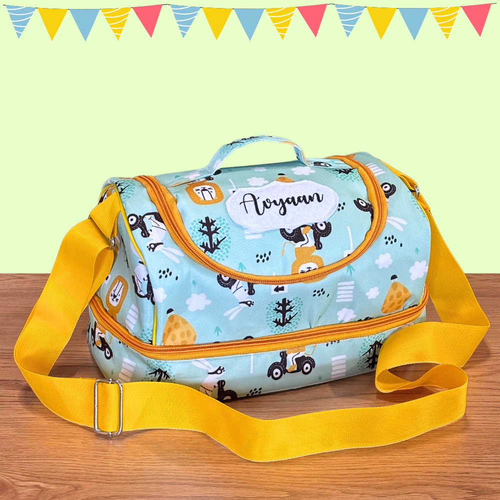Double decker lunch bag kids