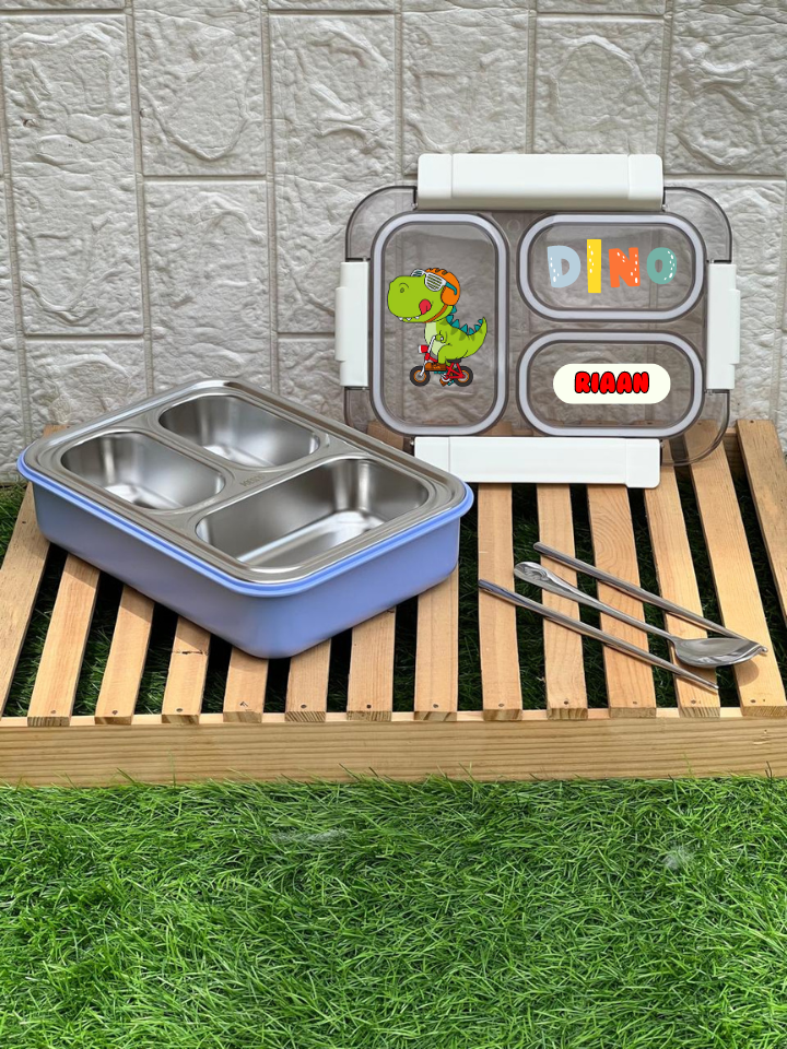 Purple Transparent Bento boxes (Tiffin/ Lunch) boxes