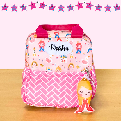Pink children's backpack