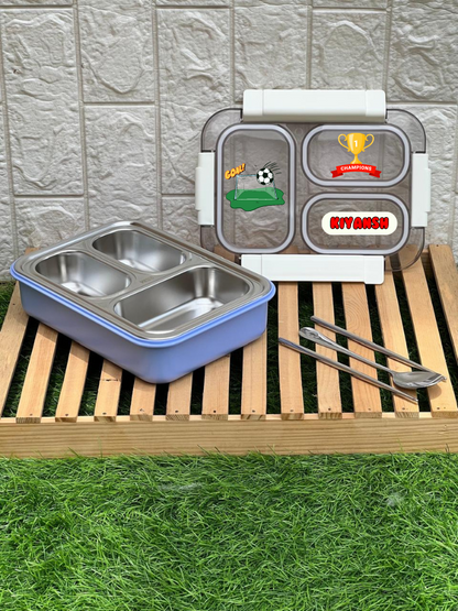 Purple Transparent Bento boxes (Tiffin/ Lunch) boxes